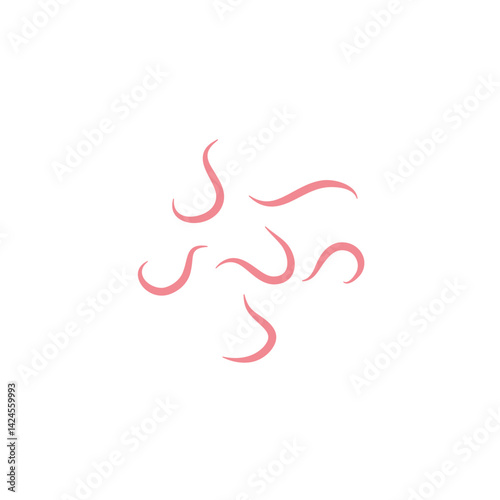 Worms intestinal icon