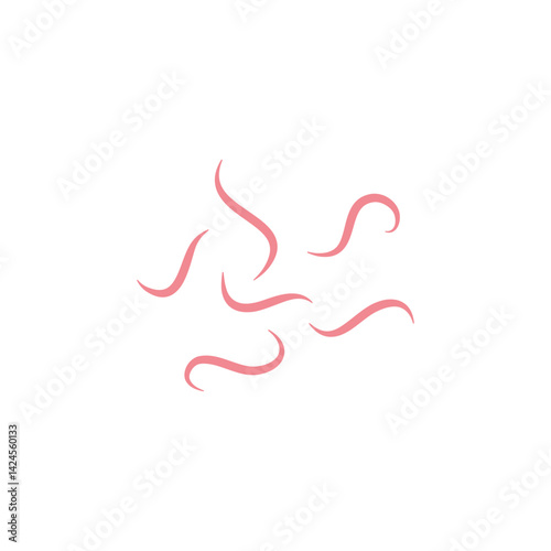 Worms intestinal icon