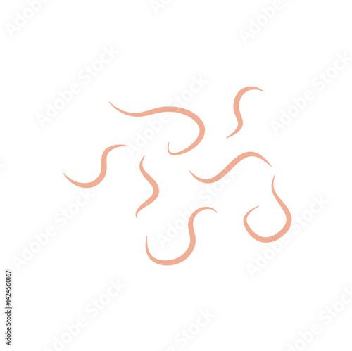 Worms intestinal icon
