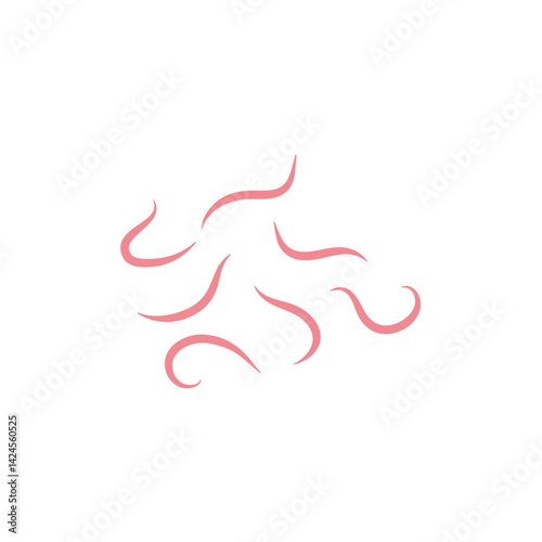 Worms intestinal icon