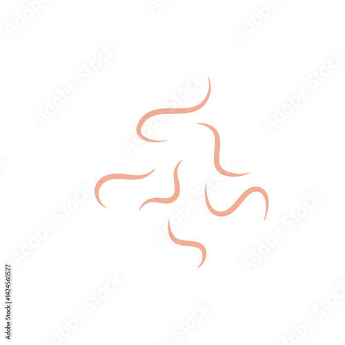 Worms intestinal icon