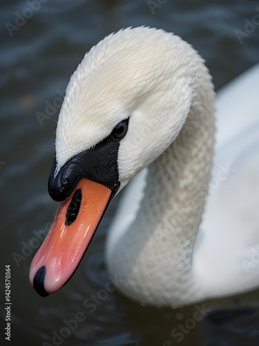 Hooper swan head shot