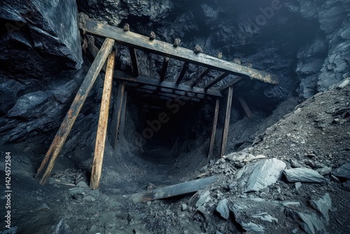 Abandoned Coal Mine: Descent into Darkness