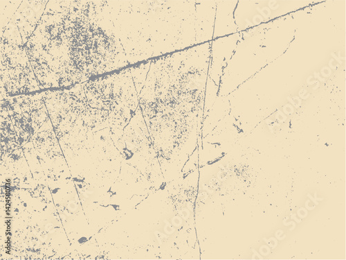 Antique Style Paper Background with Dusty Texture and Faded Cracks