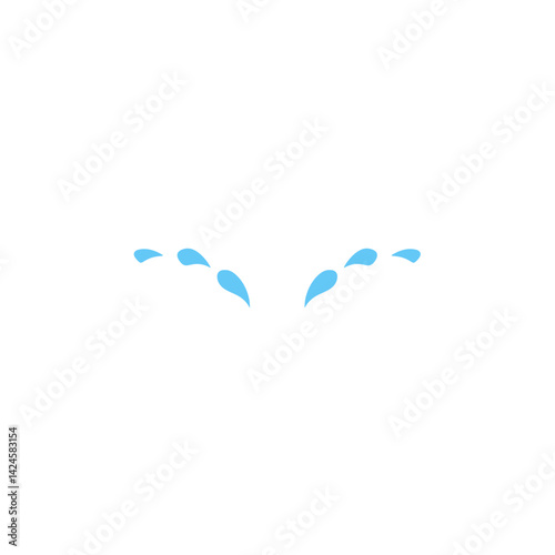 Wallpaper Mural Cartoon water tear vector icon Torontodigital.ca