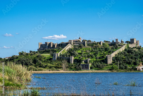 The village of Montemor-o-Velho in Portugal is crowned by its imposing castle