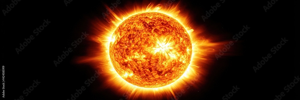 Fototapeta premium sun in space 