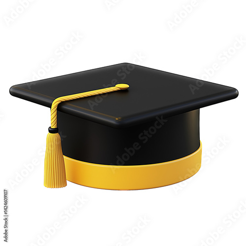3d graduation cap