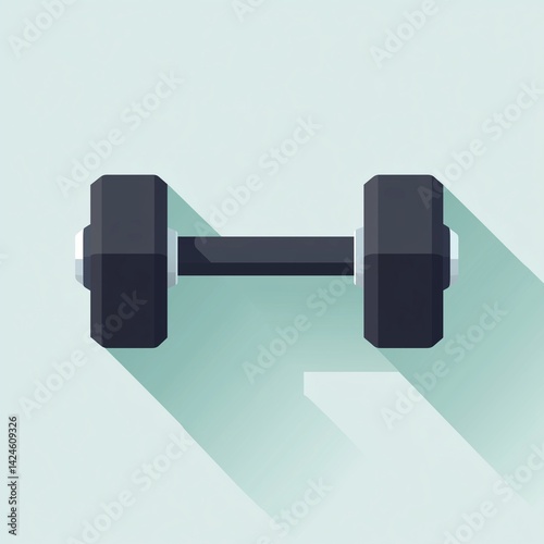 dumbbell logo