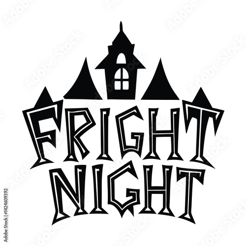 Fright Night Halloween Vector Illustration