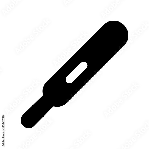 Fever thermometer medical equipment for temperature check and health monitoring illustration vector