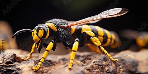 swarm of africanized killer bees  photo