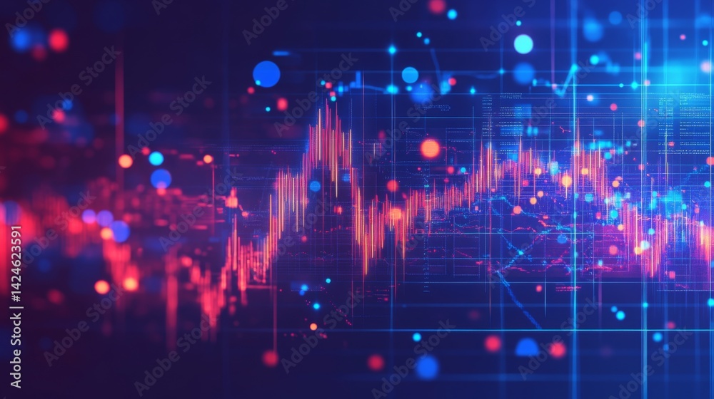 A close-up of a stock chart with a focus on significant peaks and troughs, with financial data and technical indicators displayed in a clean, modern workspace. A close-up of a stock chart with a focus on significant peaks and troughs, with financial data and technical indicators displayed in a clean, modern workspace.