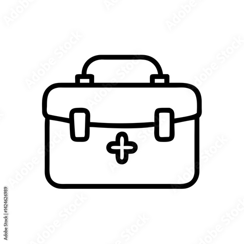 Icon of a doctorchest / first aid kit
