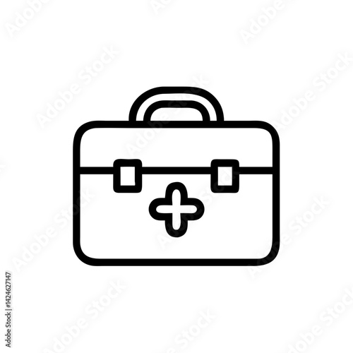 Icon of a doctorchest / first aid kit