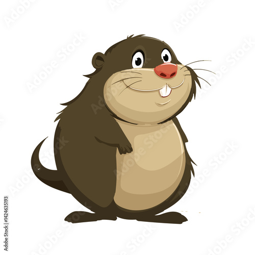 Vector illustration of a mole