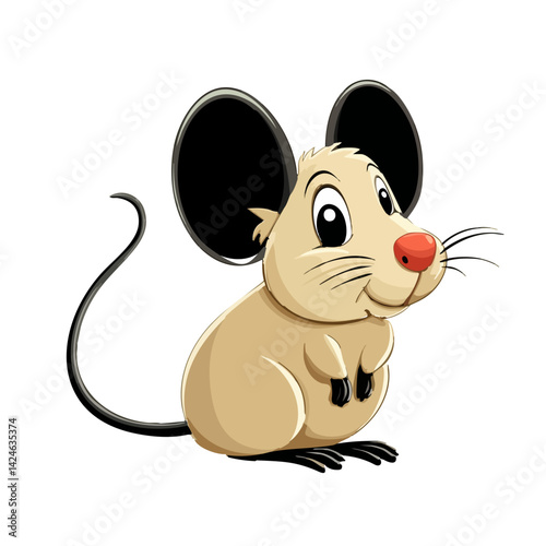Vector illustration of a mouse