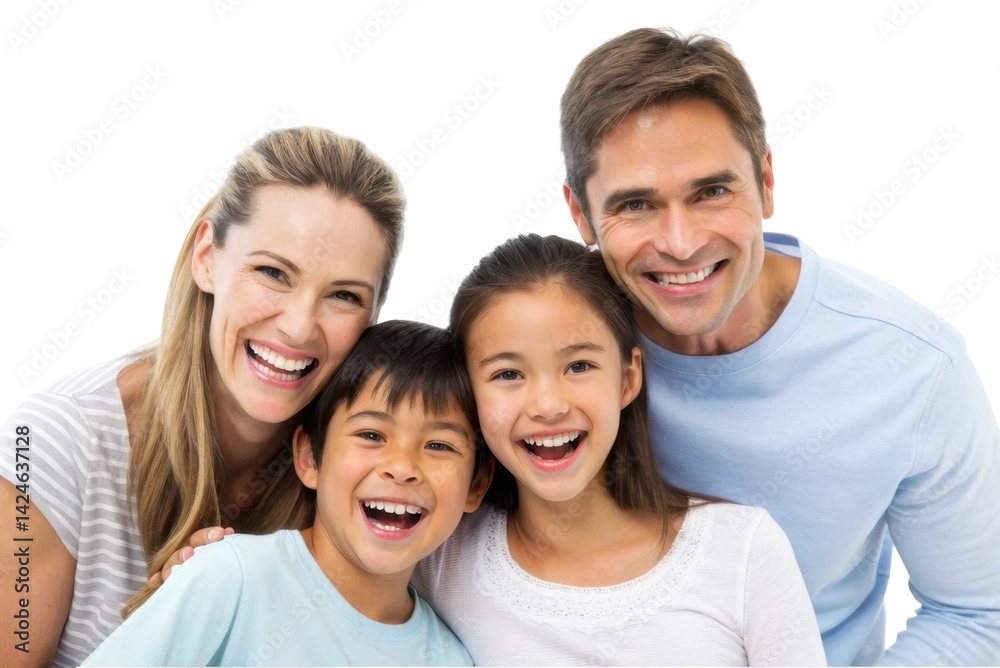 Joyful family moments captured with smiling faces and happy expressions in a friendly embrace Joyful family moments captured with smiling faces and happy expressions in a friendly embrace