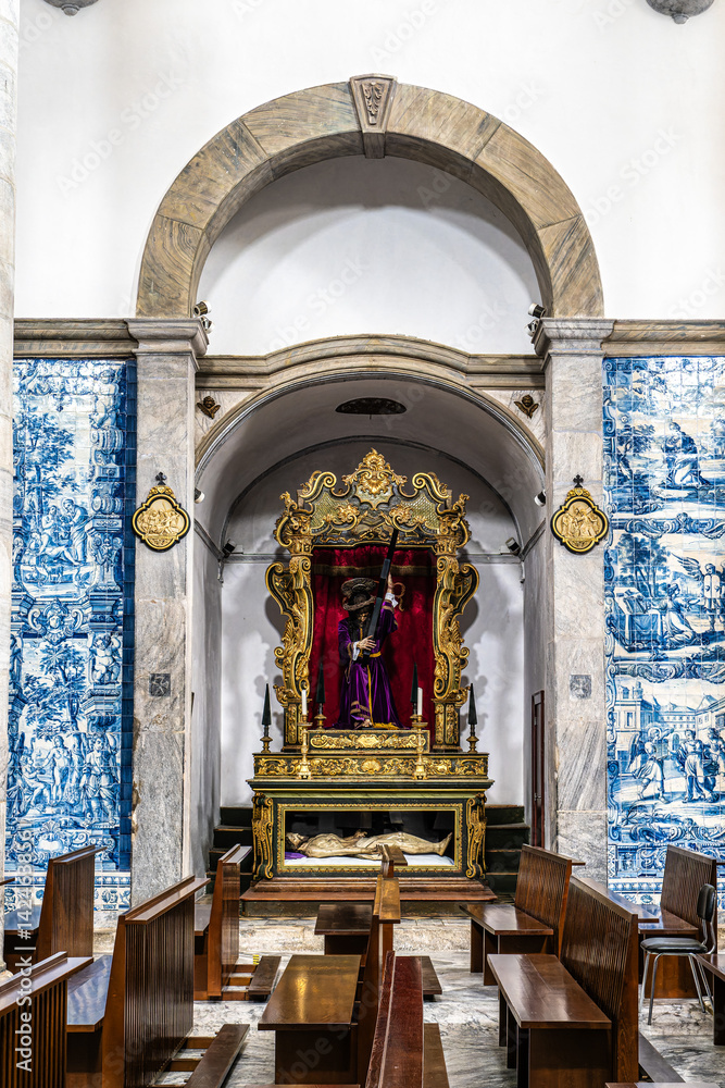 Renaissance Cathedral of St. James the Great at Beja, Portugal.