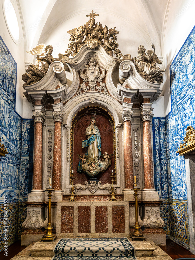 Renaissance Cathedral of St. James the Great at Beja, Portugal.
