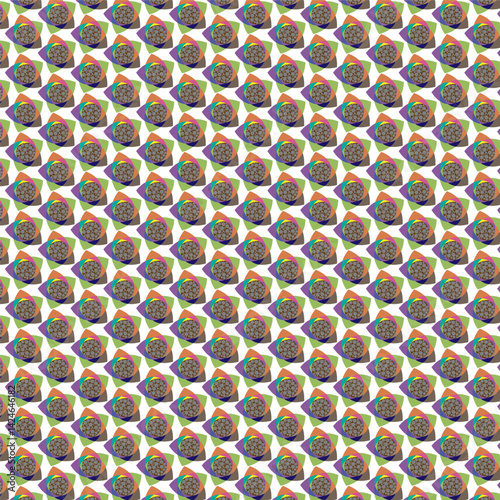 Abstract vector pattern 12 for wrapper design, packaging or printing on textiles, clothes