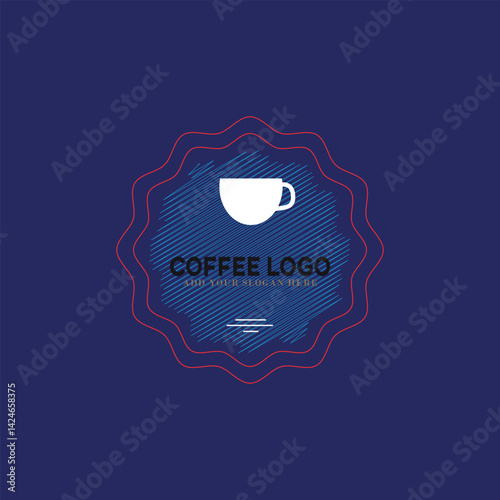 coffee shop and coffee beans store logo
