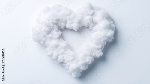 Heart-shaped cloud formation
