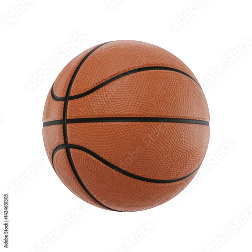 Wallpaper Mural A basketball on black background  isolated over png transparent background	 Torontodigital.ca