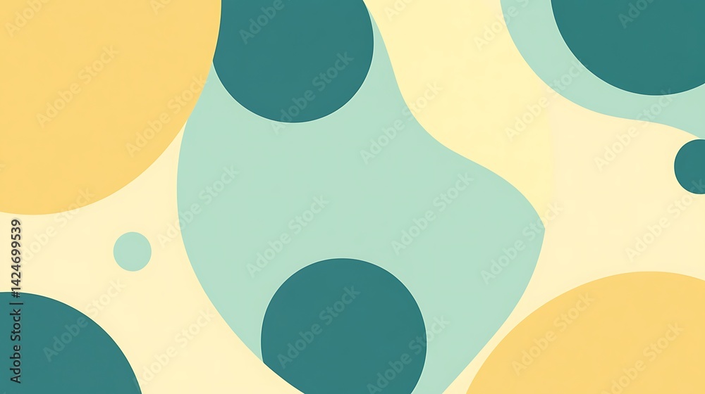 custom made wallpaper toronto digitalAbstract Pastel Shapes Background. (5)