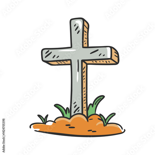 battlefield cross icon, battlefield cross vector illustration-simple illustration of battlefield cross, perfect for battlefield cross logos and icons