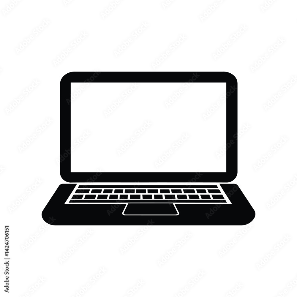 Laptop Icon. Minimal Vector Illustration of Portable Computer Device. Modern Laptop Vector Icon With Flat Design Computer Symbol for UI and Apps. Flat Laptop Logo And Icon Vector for Web and Mobile Laptop Icon. Minimal Vector Illustration of Portable Computer Device. Modern Laptop Vector Icon With Flat Design Computer Symbol for UI and Apps. Flat Laptop Logo And Icon Vector for Web and Mobile