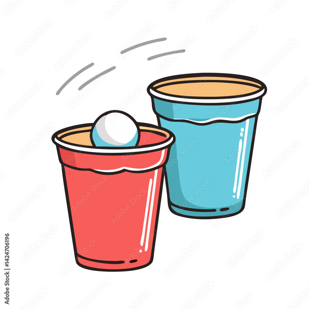 beer pong icon, beer pong vector illustration-simple illustration of beer pong, perfect for beer pong logos and icons beer pong icon, beer pong vector illustration-simple illustration of beer pong, perfect for beer pong logos and icons