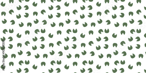 scatter seamless pattern with donkey footprints in single color for textile, wrapping, fabric and other. animal footprints background.