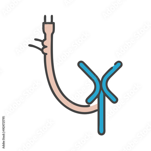 Snorkel gear icon: Snorkel, mask, swimming, diving, sport
