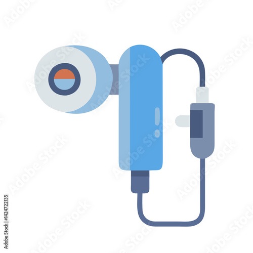 Hearing aid device, assistive technology, medical, healthcare illustration