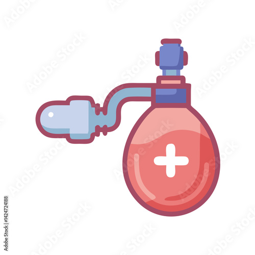 Medical Bulb Aspirator Icon: Clean, Modern, and Professional
