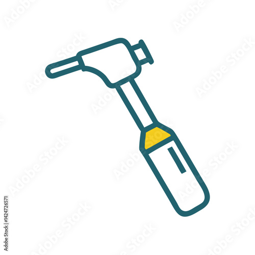 Medical Otoscope Instrument for Ear Examination Vector Illustration