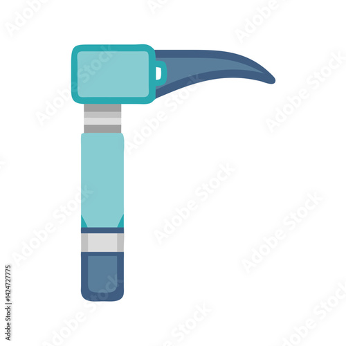 Vector Illustration of a Laryngoscope on Black Background