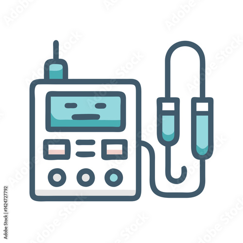 IV Infusion Device Icon - Medical Equipment Illustration