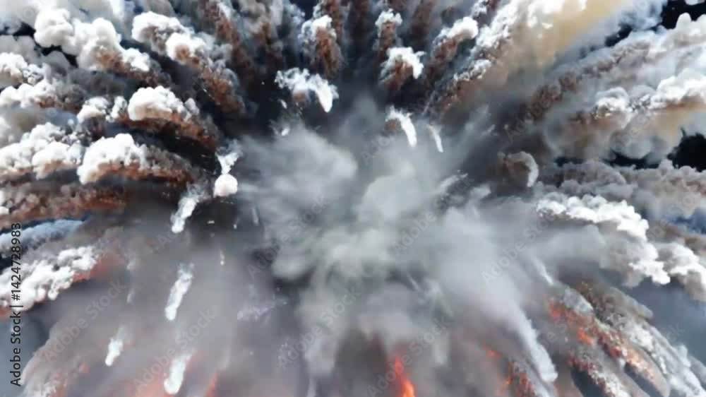 explotion motion design abstract graphic animation
