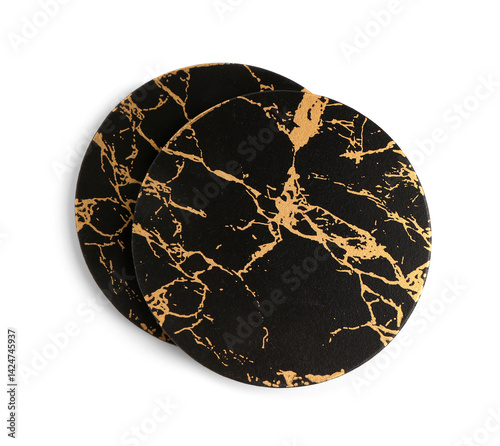 Stylish table coasters isol...