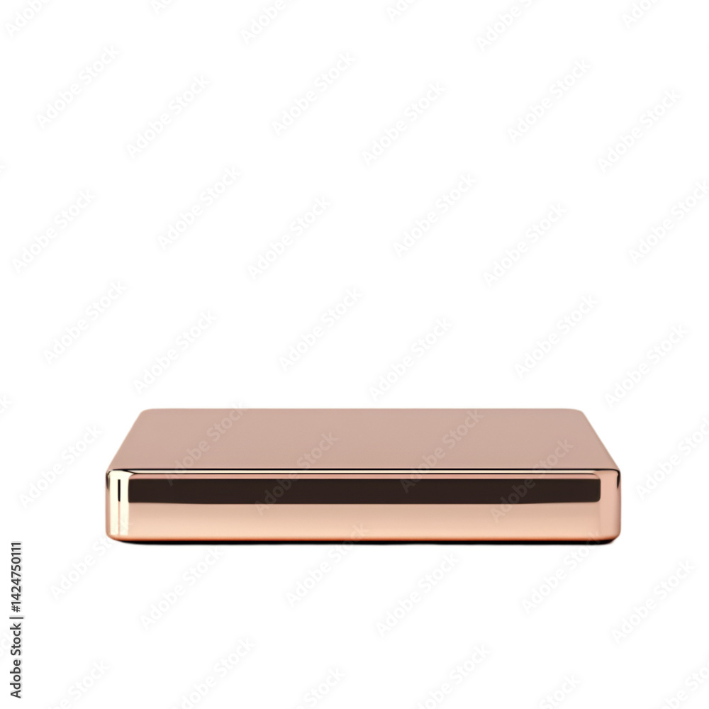 Rose gold platform minimalist product display stand Rose gold platform minimalist product display stand