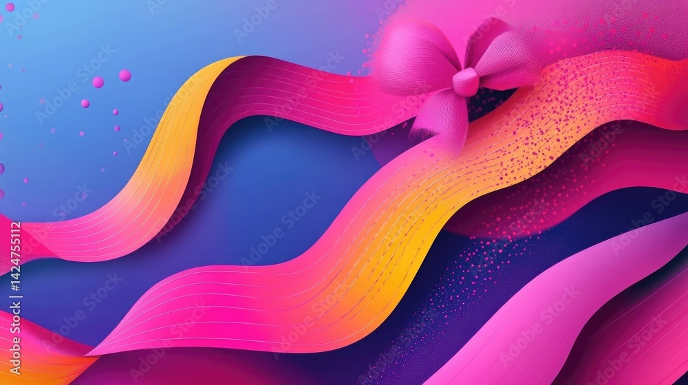 World Cancer Day background design celebrating poster modern flat vector illustration.
