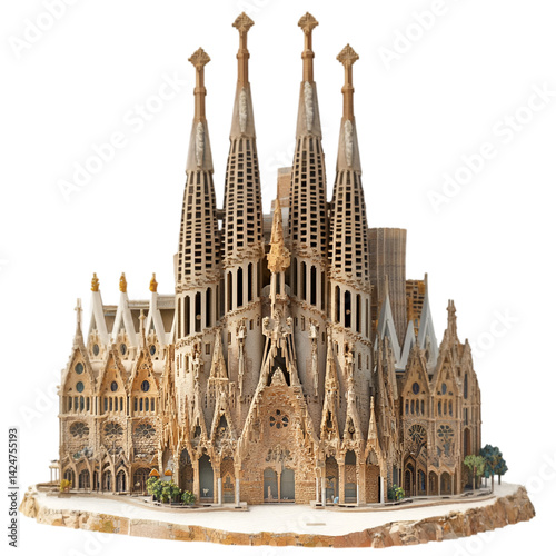 Sagrada Familia Architectural Model Barcelona Spain