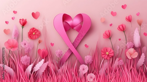 Obraz na płótnie World Cancer Day campaign logo and poster background vector illustration. w salonie