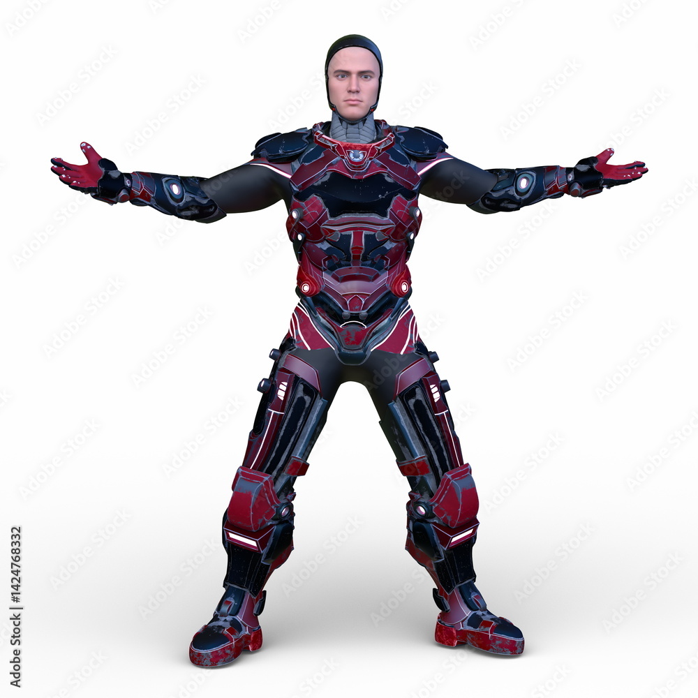 サイバーマン 3DCGレンダリング サイバーマン 3DCGレンダリング