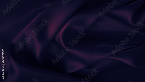Obraz na płótnie Black dark deep blue violet purple pink background. Silk satin fabric. Luxury elegant beauty premium rich. Shiny glitter shimmer silky. Drapery fold crease. Christmas birthday Valentine romance festiv w salonie