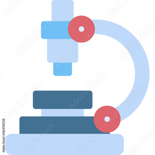 Microscope Flat Icon