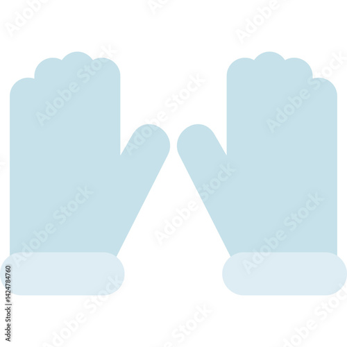 Medical Gloves Flat Icon