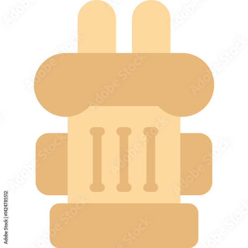 Column Capital Flat Icon